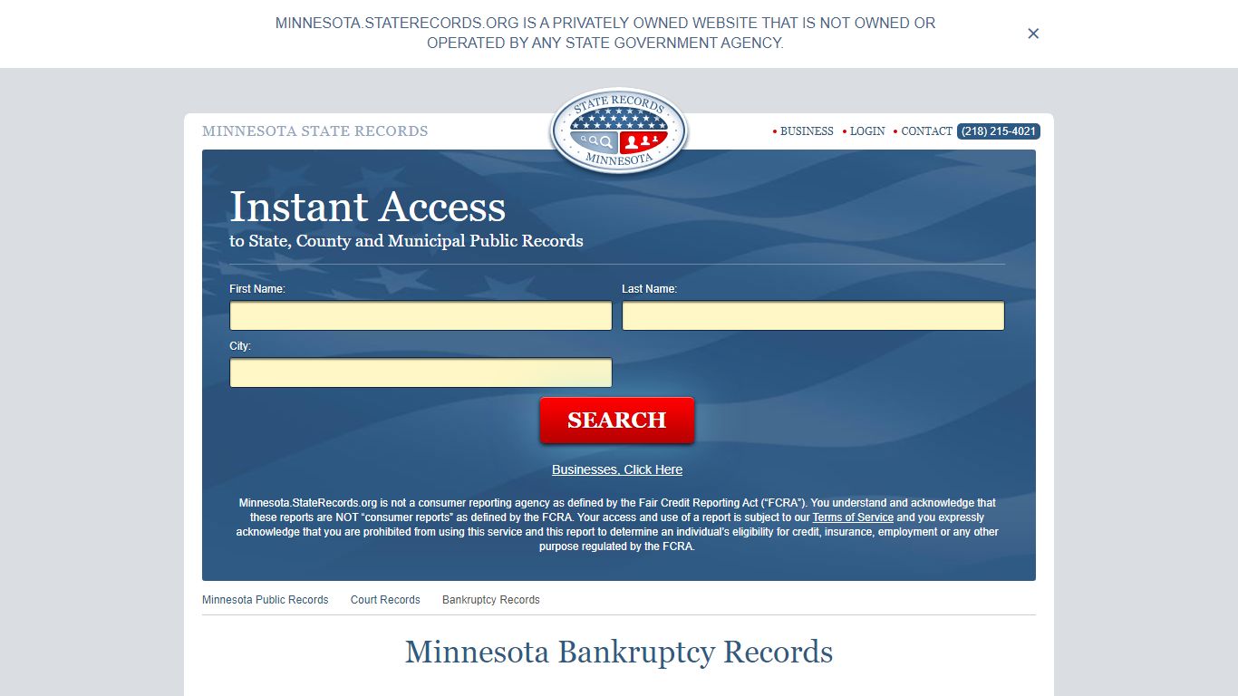 Minnesota Bankruptcy Records | StateRecords.org